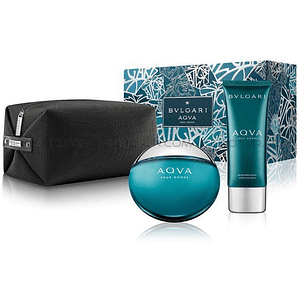 Estuche Bvlgari AQVA Hombre 3 piezas | *Oferta*