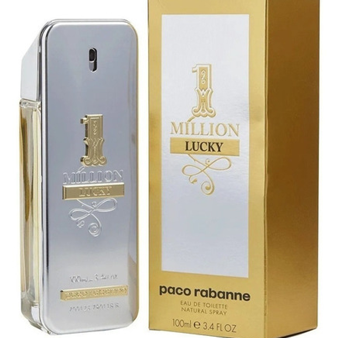 One Million Lucky EDT By Paco Rabanne 100ml (Nueva Presentación) 1