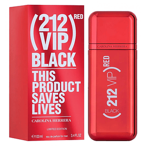 212 Vip Black Red 100ml EDT de Carolina Herrera