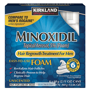 Oferta 6 Frascos Minoxidil Espuma 5% + Envío Gratis 