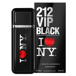 212 Vip Black I Love NY Edición Limitada Hombre 100ml EDP de Carolina Herrera