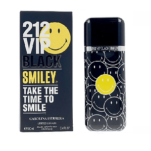 212 VIP Black Smiley Hombre 100ml EDP de Carolina Herrera