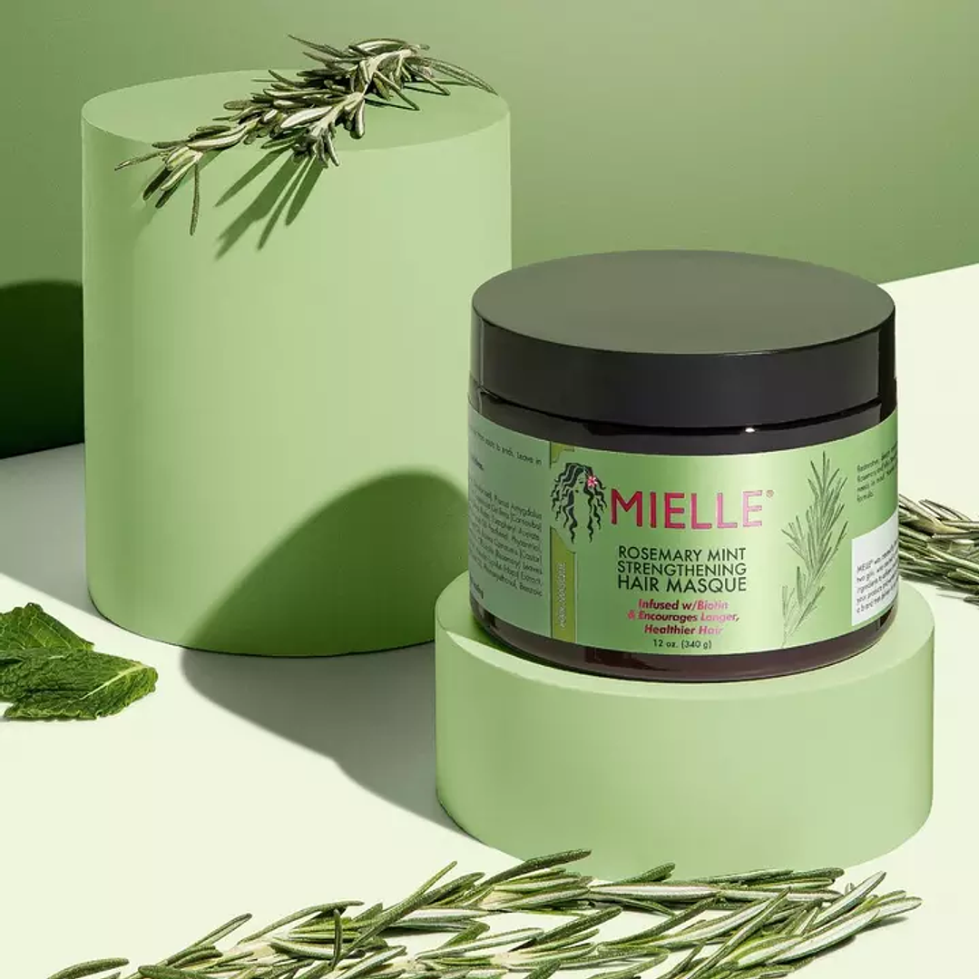 Mielle Mascarilla fortalecedora para el cabello con romero y menta 340 g + Envio Gratis 3