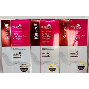 1 Shampoo con tinte para canas Karseell 500ml + Envío Gratis