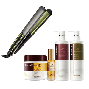 Combo 1 Plancha Remington + 1 Kit Karseell (4 piezas) + Envío Gratis