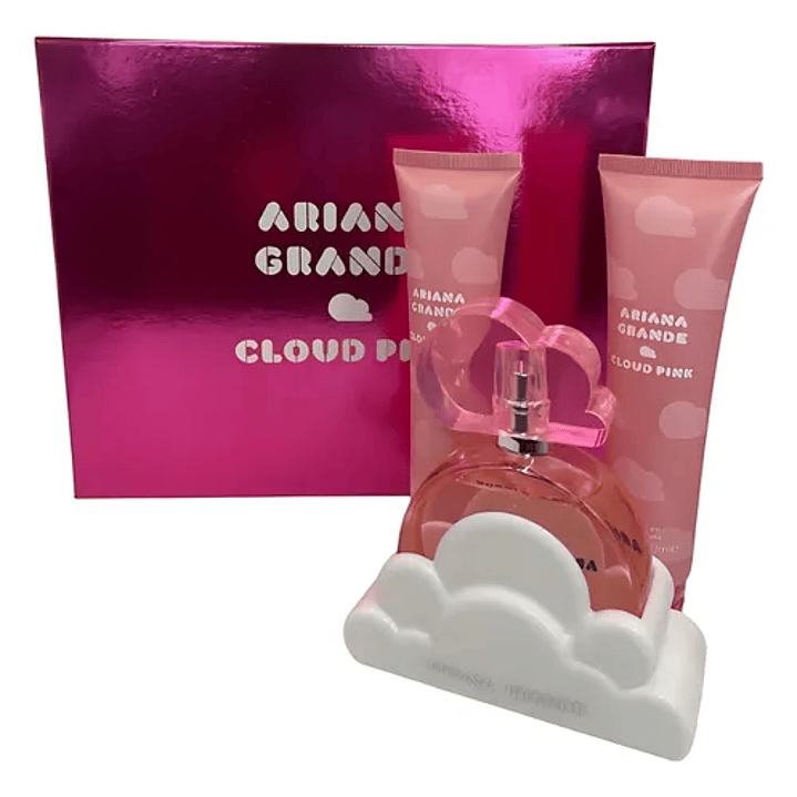 Estuche 3 piezas perfume Cloud Pink EDP de Ariana Grande 1