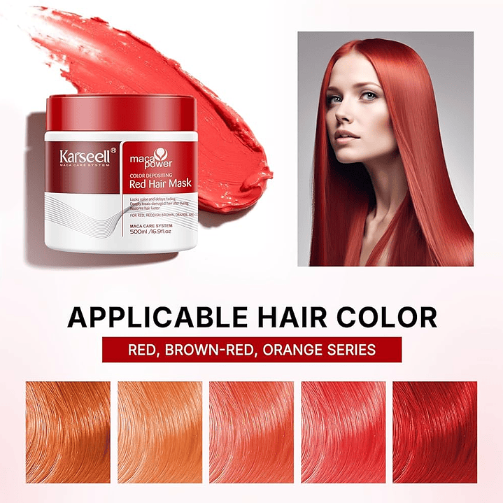 Karseell Crema Mascarilla Rojo 500ml + Envío Gratis 3