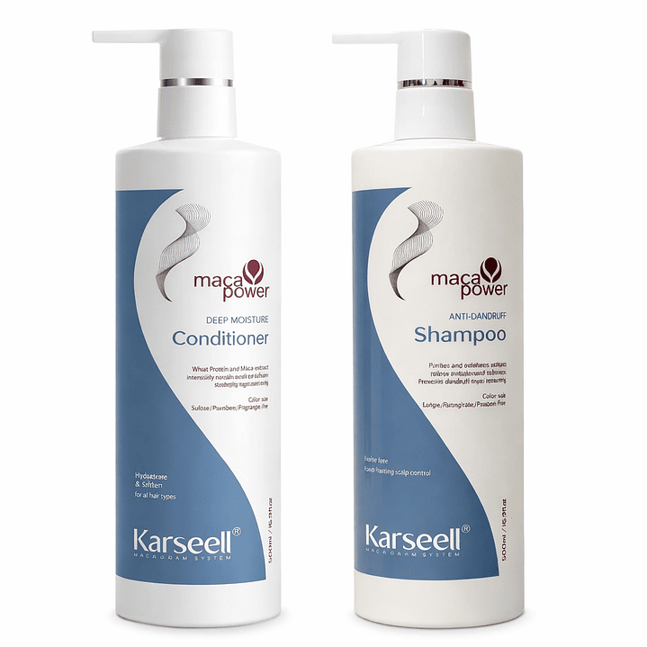 1 Shampoo Anticaspa Karseell 500ml + 1 Acondicionador Anticaspa 500ml + Envío Gratis 1