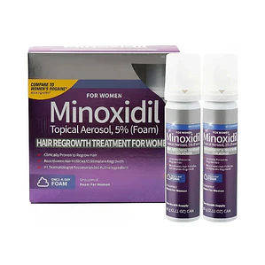 Oferta 6 Frascos Minoxidil Espuma 5% para mujer + Envío Gratis