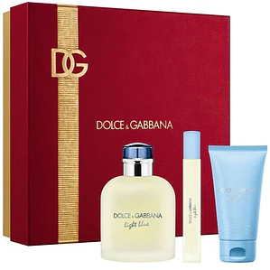 Estuche Dolce Gabanna Light Blue hombre 3 piezas 