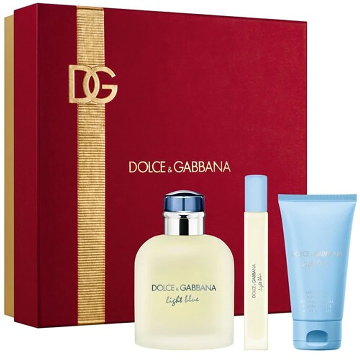 Estuche Dolce Gabanna Light Blue hombre 3 piezas  1