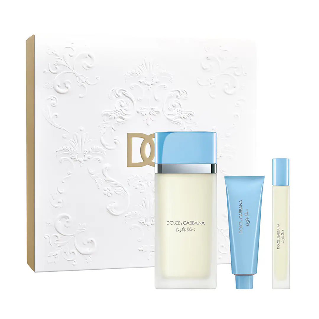 Estuche Dolce Gabanna Light Blue mujer 3 piezas (Nueva Presentación) 2