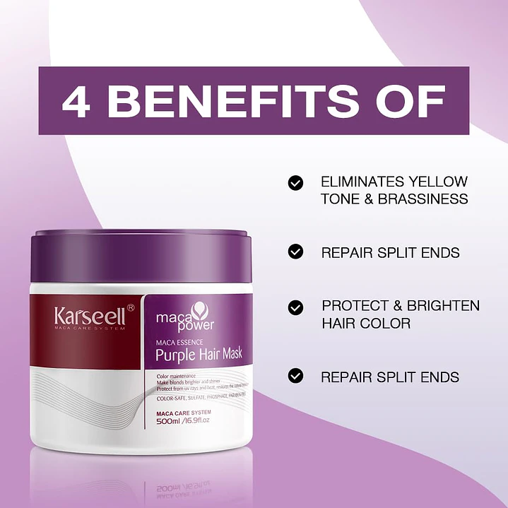 Mascarilla Karseell Purple 100ml 2