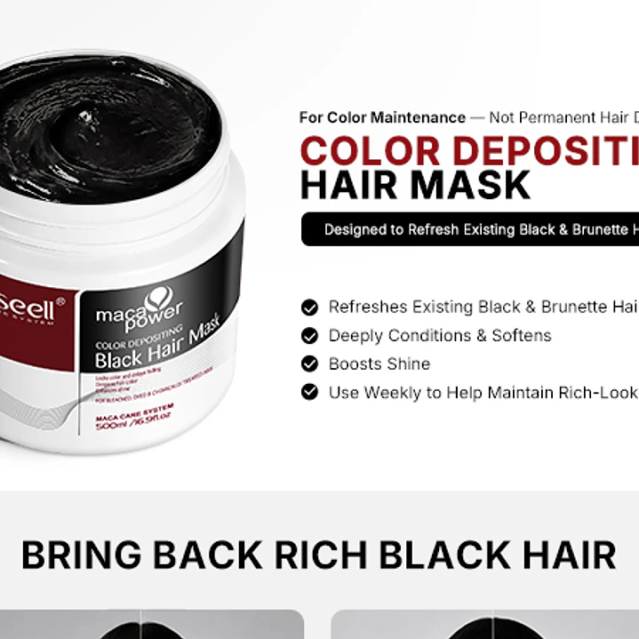 Mascarilla Karseell Black 500ml 2