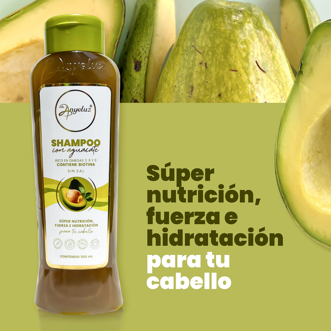 SHAMPOO CON AGUACATE ANYELUZ 3
