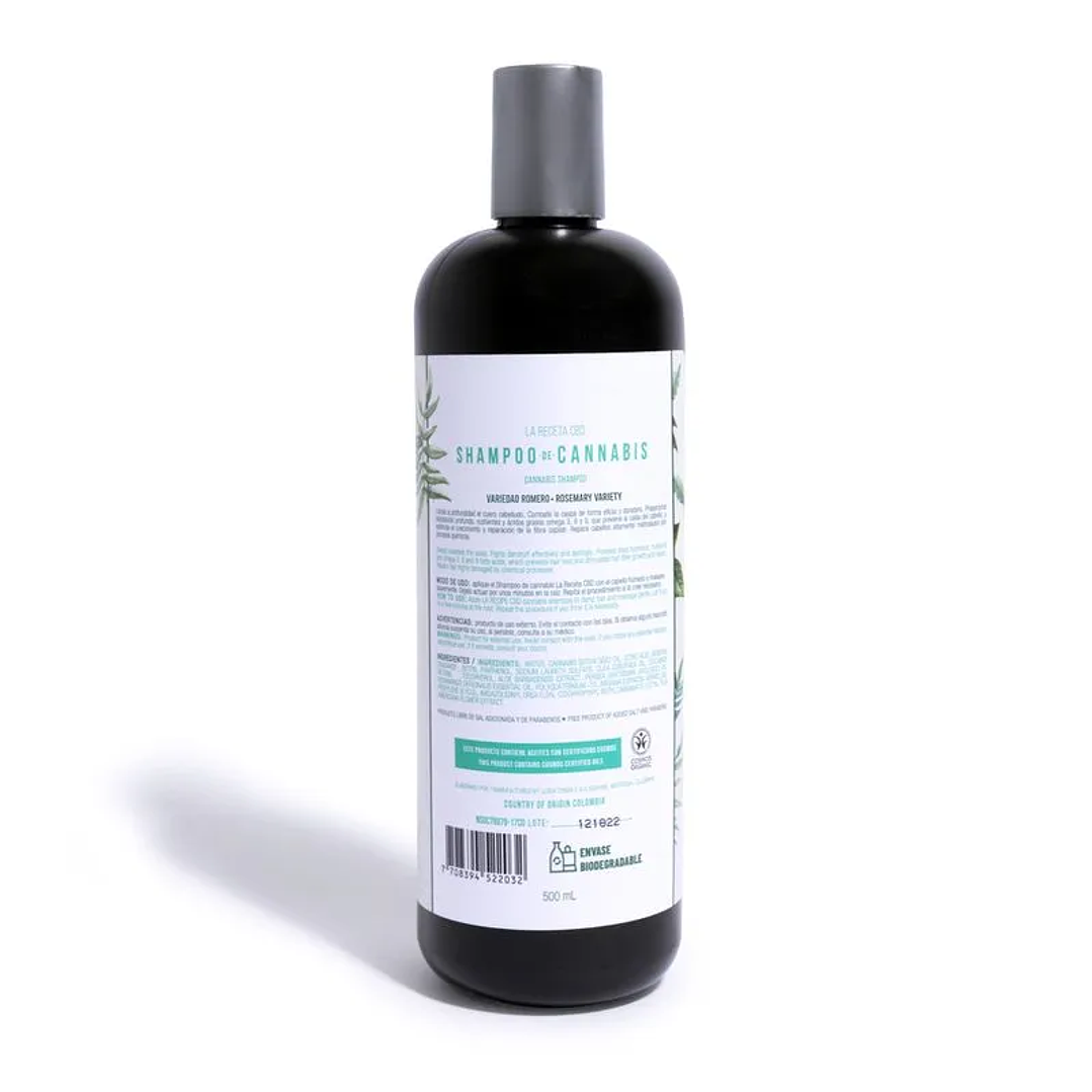 SHAMPOO ROMERO 500ML LA RECETA 2