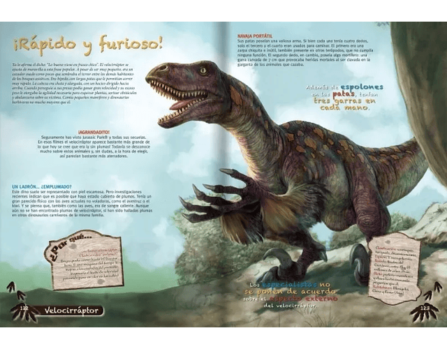 Libro Dinosaurios 3D - Los Titanes del Pasado