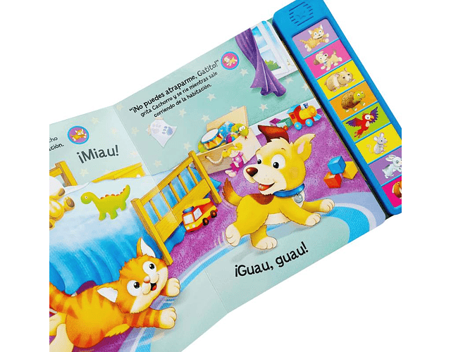 Libro con sonido Mascotas ruidosas