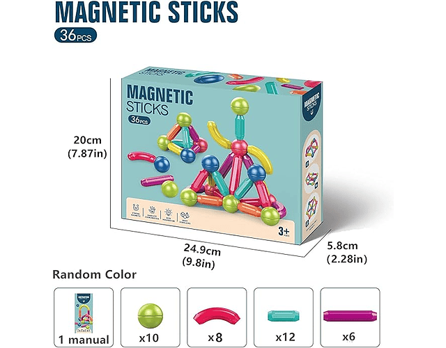 Bloques magnéticos didácticos