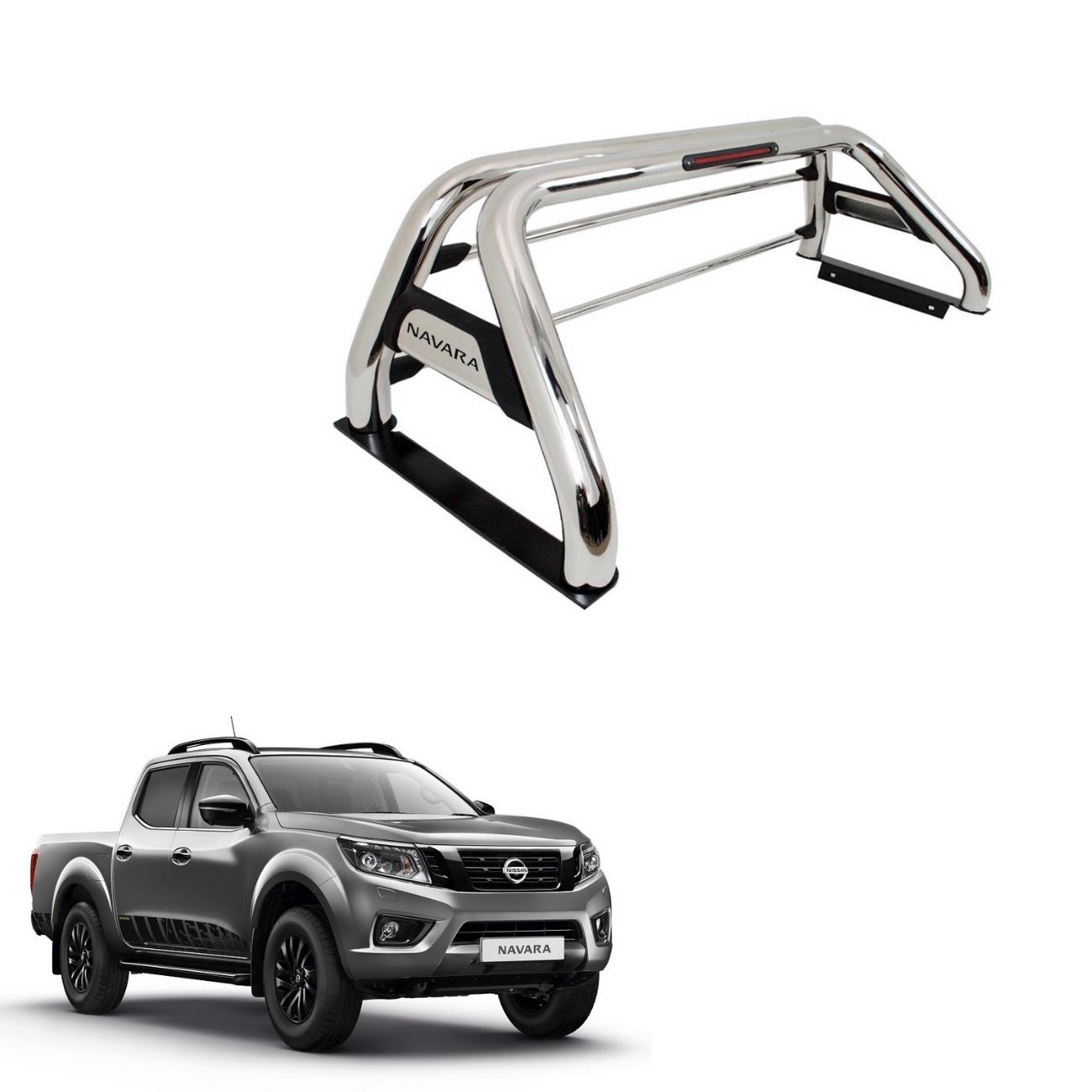 Barra Antivuelco Acero Inoxidable Nissan Navara