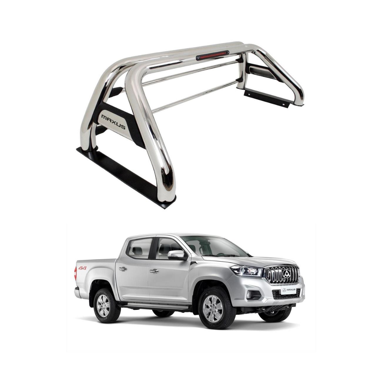 Barra Antivuelco Acero Inoxidable Maxus T60
