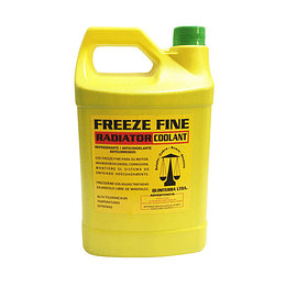 Freeze Fine Antifreeze Coolant Anticongelante Color Verde