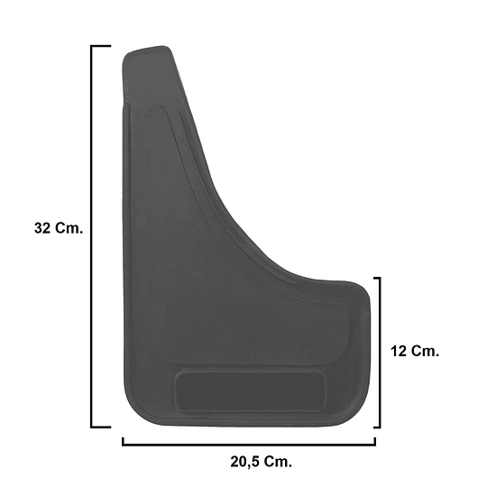 Pack 4 Guardabarro Guardafango Chevrolet Para Autos Universal