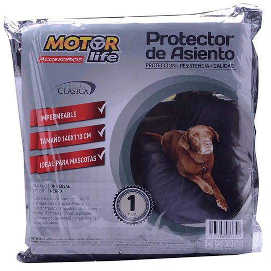 Protector Cobertor Funda De Asiento Trasero Para Perro y Gato