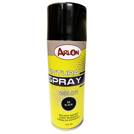 Spray negro brillo 400ml. - Pintura para coches