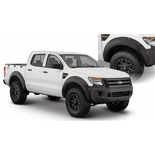 Fangueras Extensiones De Tapabarro Ford Ranger 2013-2020