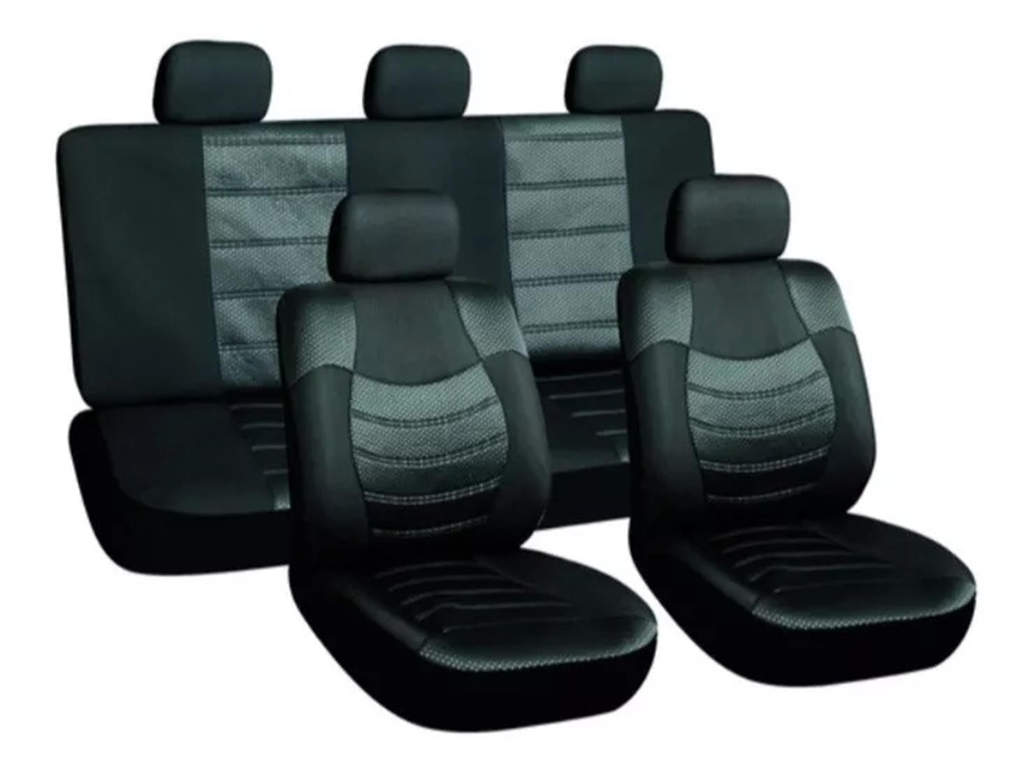Funda Cubre Asiento Classic Doble Negro