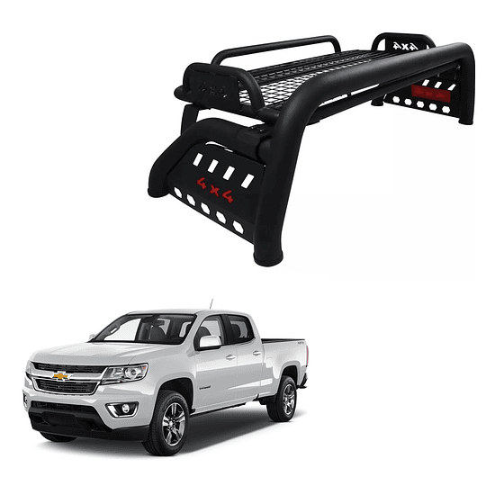 Barra Antivuelco Negro Matte 4x4 Chevrolet New Colorado