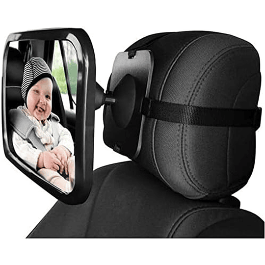 Espejo Auxiliar Bebe Para Auto Suv Camioneta Rotación 360°
