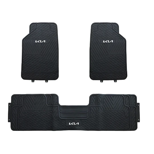 Pisos De Goma 3 Piezas Marca Kia Para Vehículos