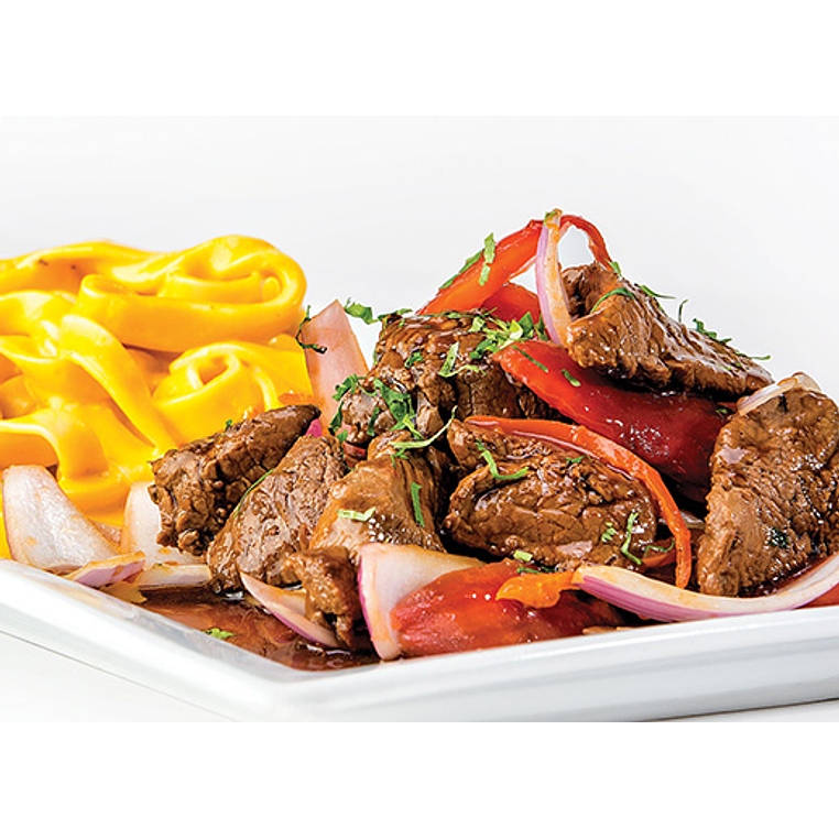 Fettuccine Con Lomo 1