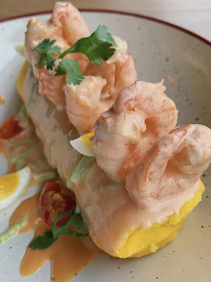 Causa De Langostinos