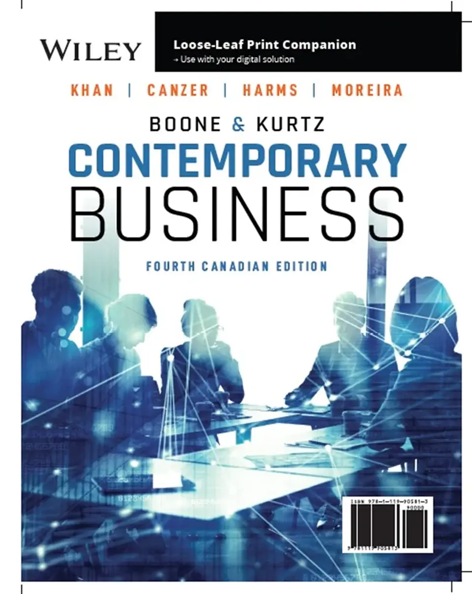 Contemporary Business, Canadian Edition, 4th Edition 1