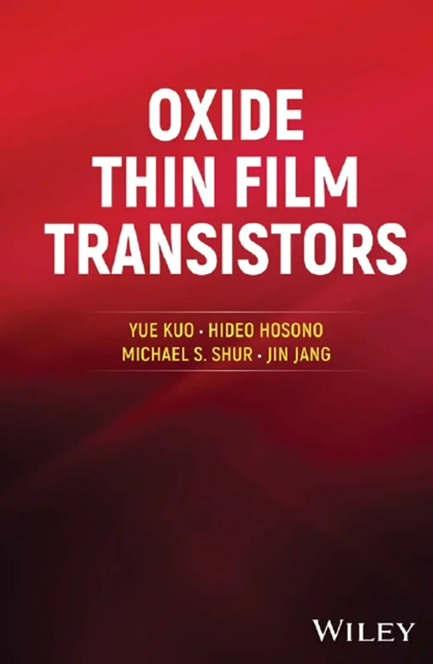 Oxide Thin Film Transistors 1