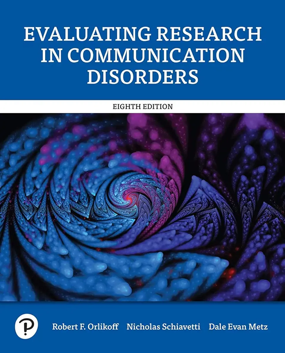 Evaluating Research in Communication Disorders 8th Edition 1