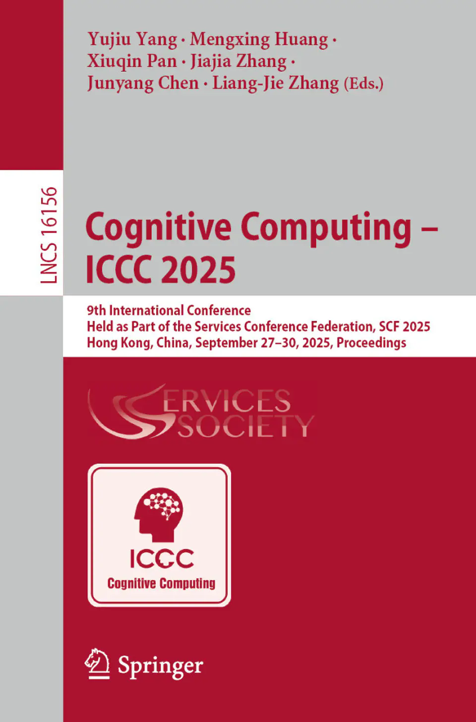 Cognitive Computing - ICCC 2025: 9th International Conference, Held as Part of the Services Conference Federation, SCF 2025, Hong Kong, China, September 27–30, 2025, Proceedings  1