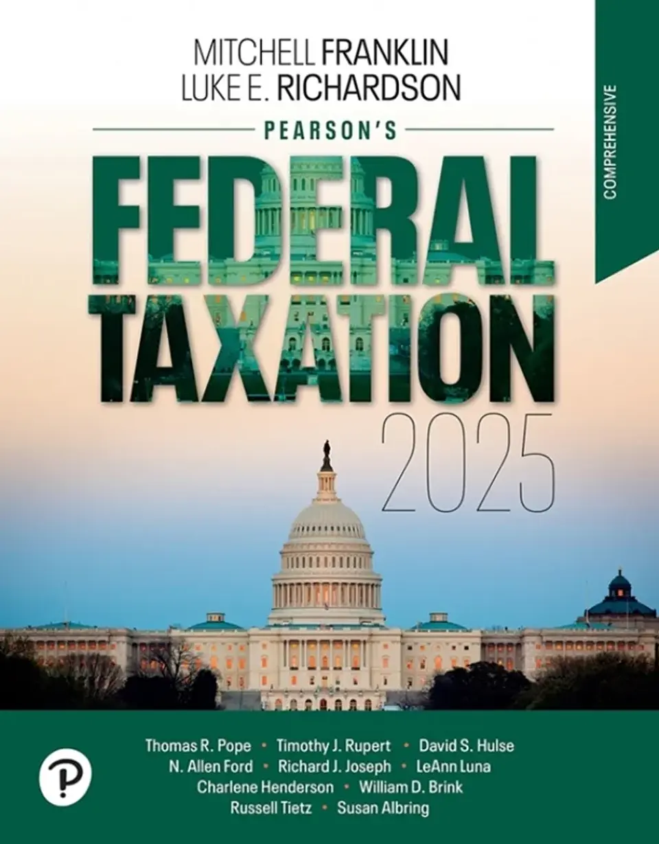 Pearson's Federal Taxation 2025 Comprehensive 38th Edition 1