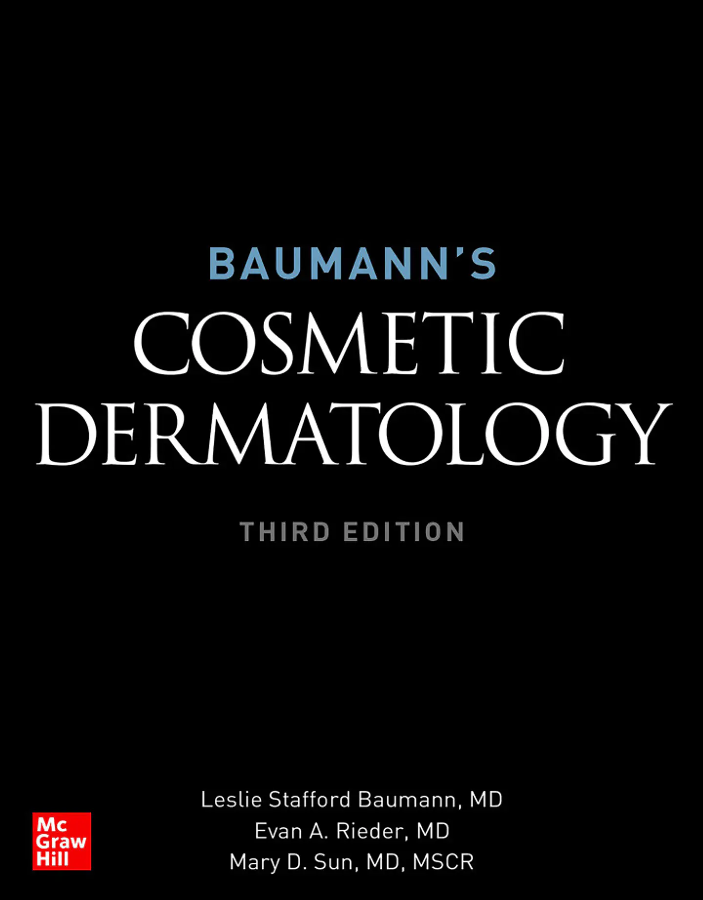  Baumann's Cosmetic Dermatology 3rd Edition  1