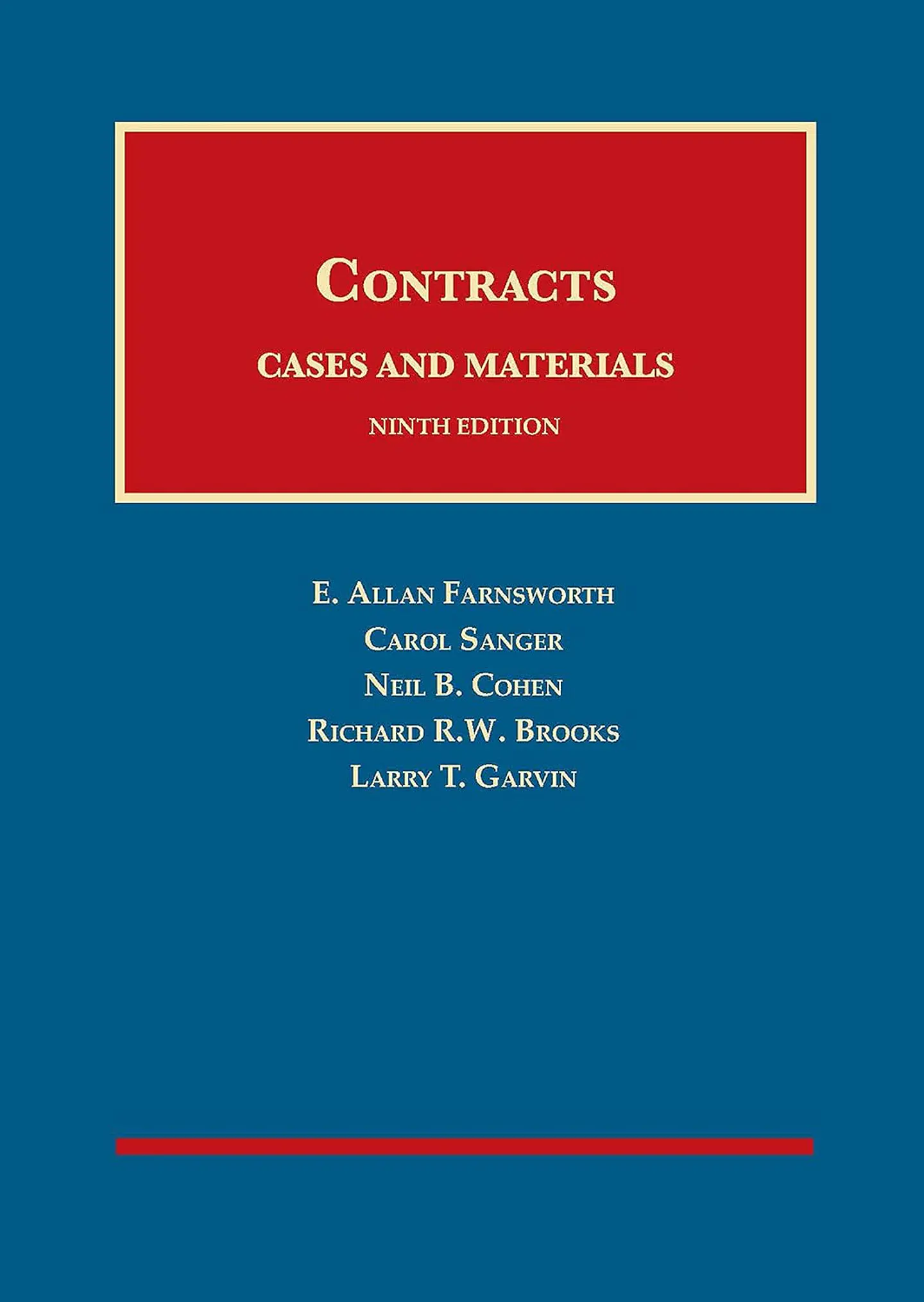  Cases and Materials on Contracts 9th Edition (Contracts: Cases and Materials)  1