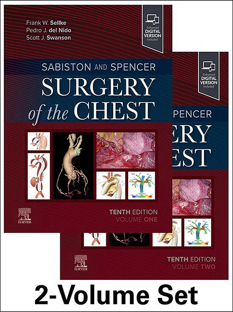  Sabiston and Spencer Surgery of the Chest 10th Edition 2-Volume Set