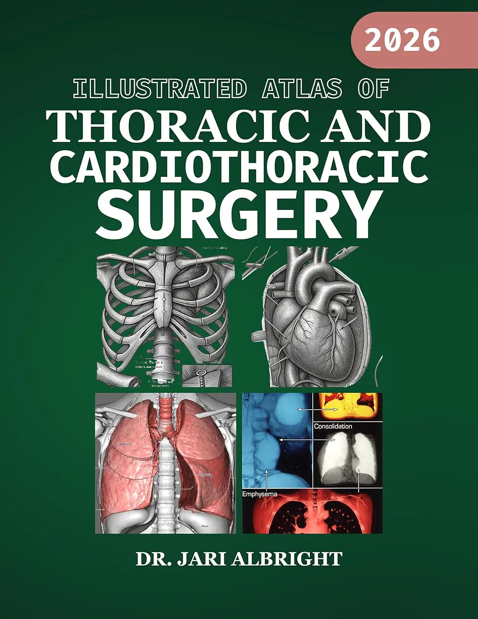 ILLUSTRATED ATLAS OF THORACIC AND CARDIOTHORACIC SURGERY: High-Resolution Anatomic and Procedural Guidance with Step-by-Step Techniques and Complication ... JARI ALBRIGHT MEDICAL SURGERY BOOKS Book 1) 1