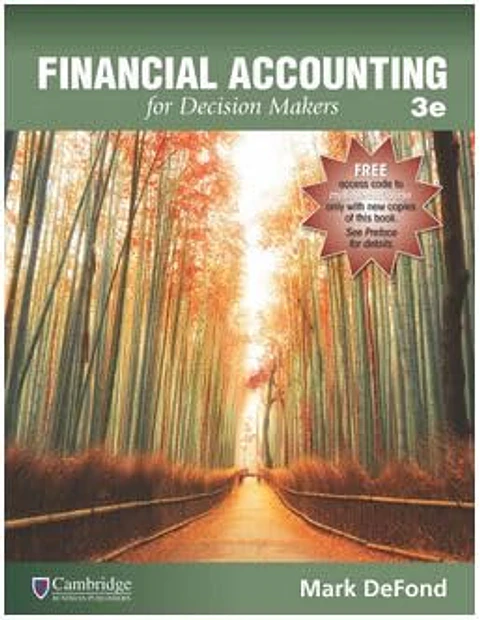  Financial Accounting for Decision Makers 3rd Edition 