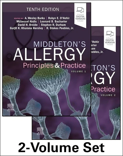 Middleton's Allergy 2-Volume Set: Principles and Practice 10th Edition