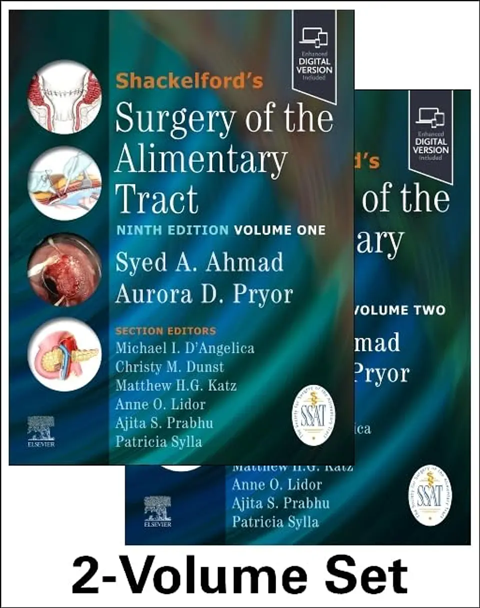 Shackelford's Surgery of the Alimentary Tract, 2 Volume Set 9th Edition 1
