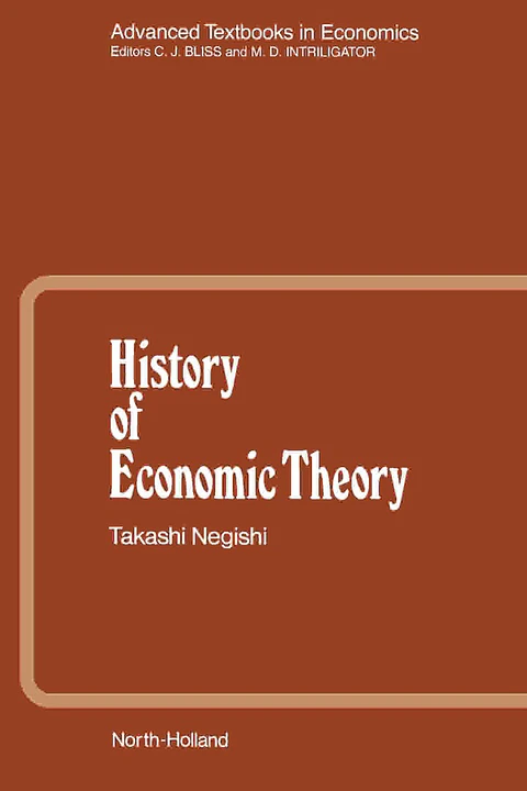 History of Economic Theory (Volume 26)