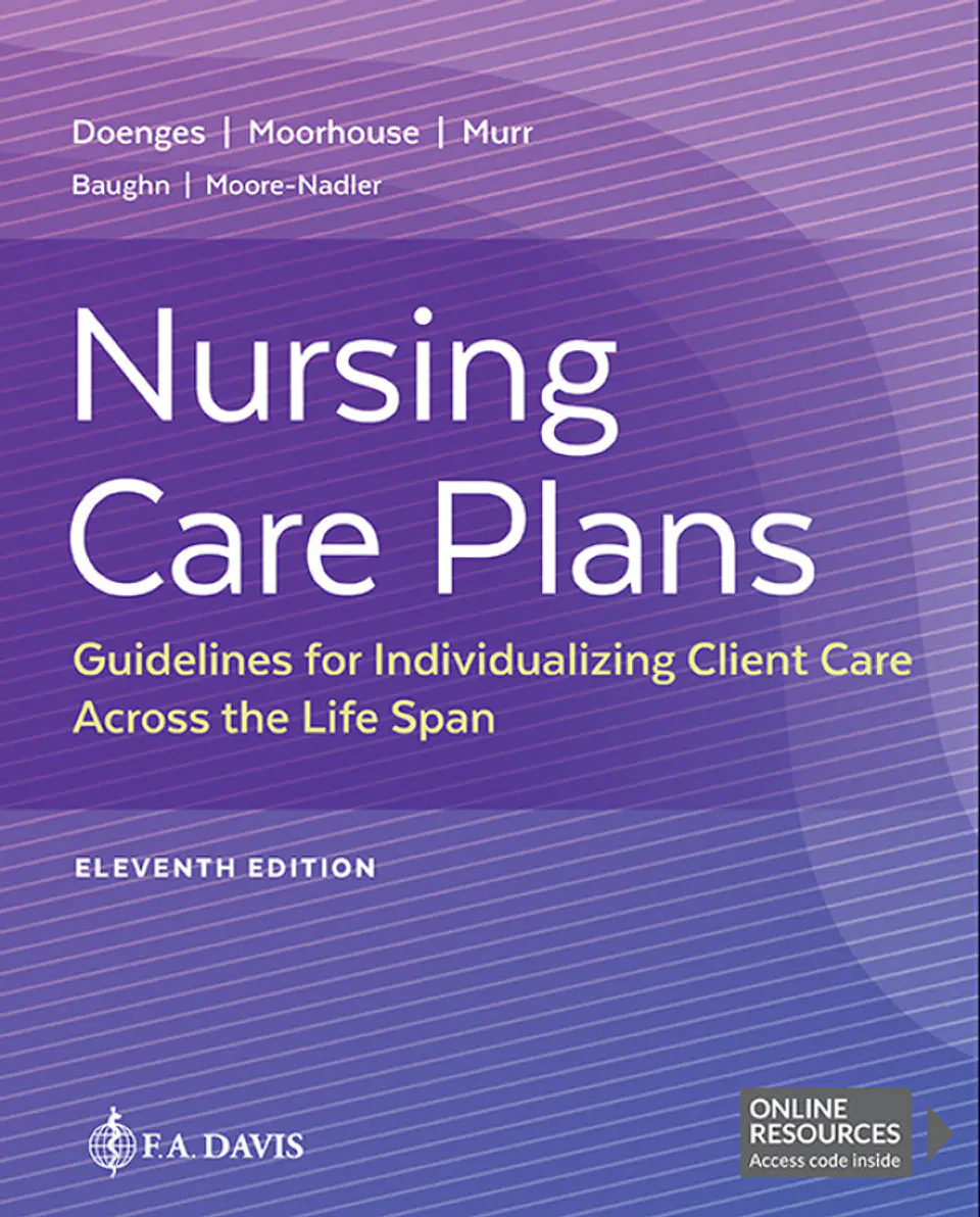 Nursing Care Plans: Guidelines for Individualizing Client Care Across the Life Span 11th Edition 1